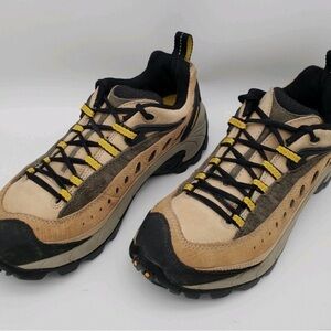 Merrell Women's Tan, Black and Yellow Trail Sneakers
